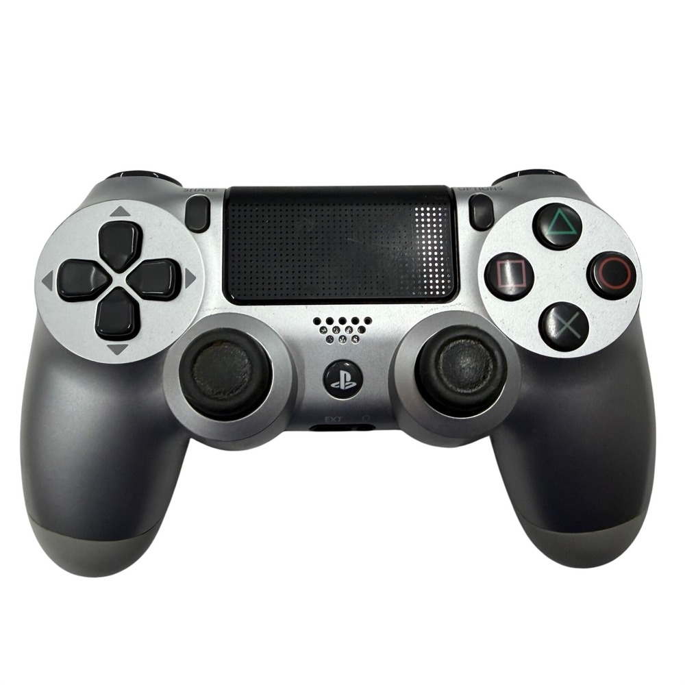 Sony DualShock 4 Wireless Controller PS4 Steel Black Silver CUH-ZCT2U